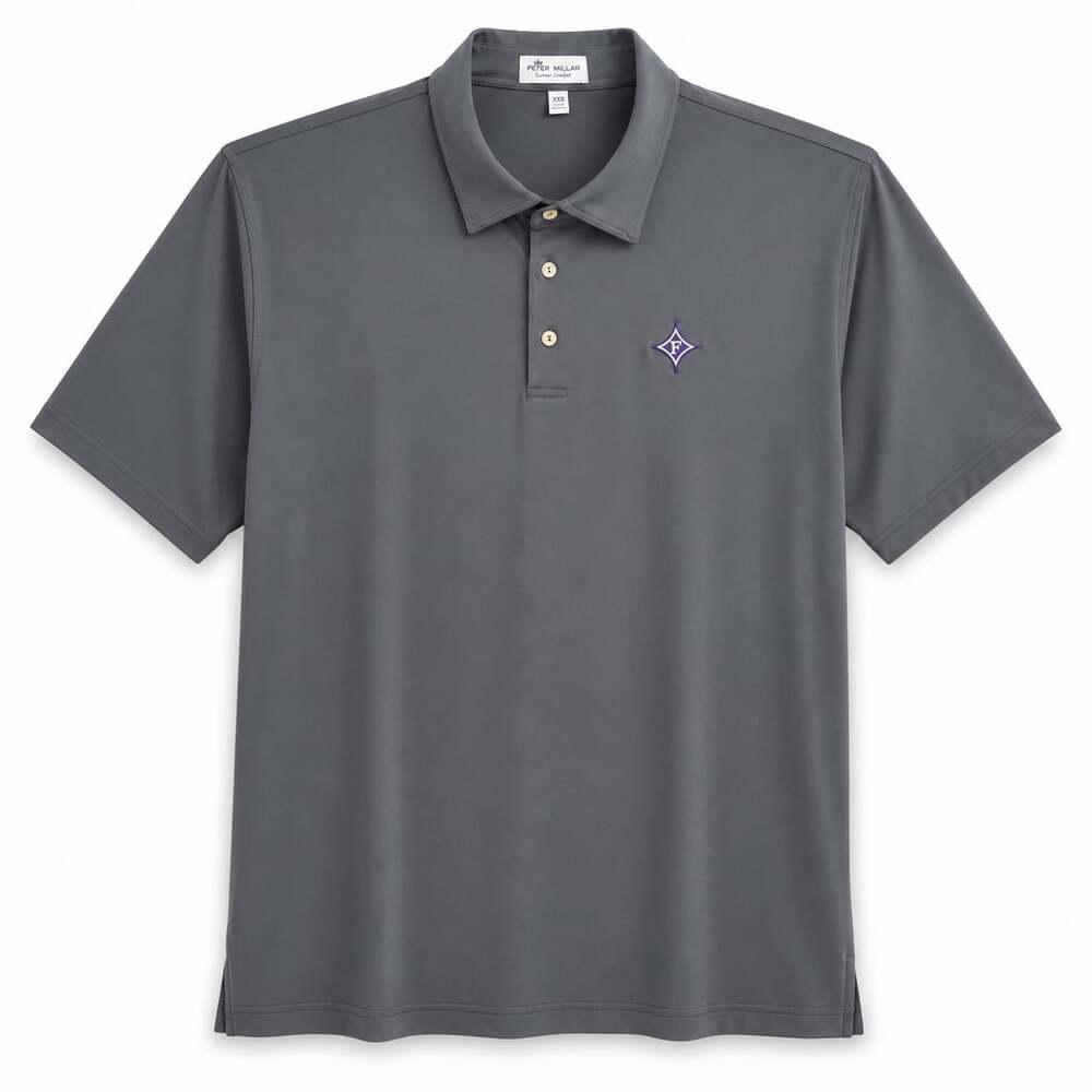 Peter Millar Summer Comfort Furman University Polo XXL Gray